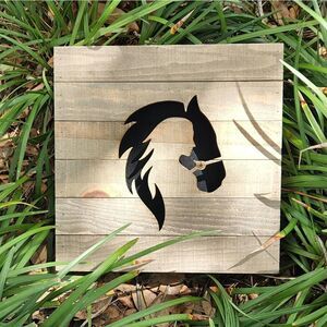 12x12in rustic cutout frame